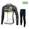 Radbekleidung Radtrikot Langarm + Lang Radhose 2017 Dimension Data Kinder N001